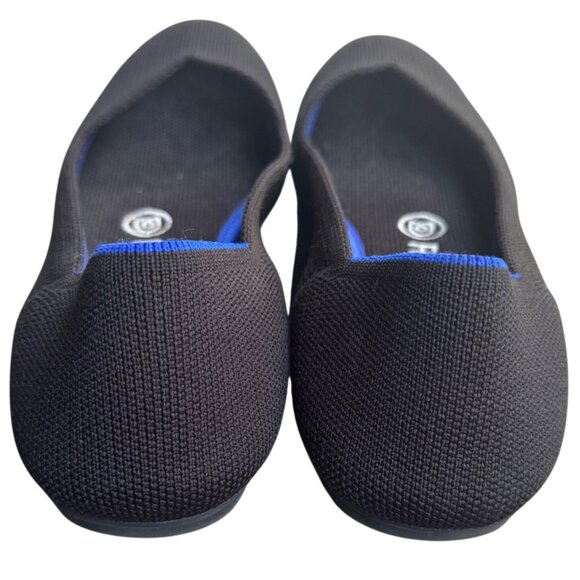 Rothy's The FLAT  Women's Size 7 Black LoaferRound Toe Shoes Slip Ons - Picture 5 of 9